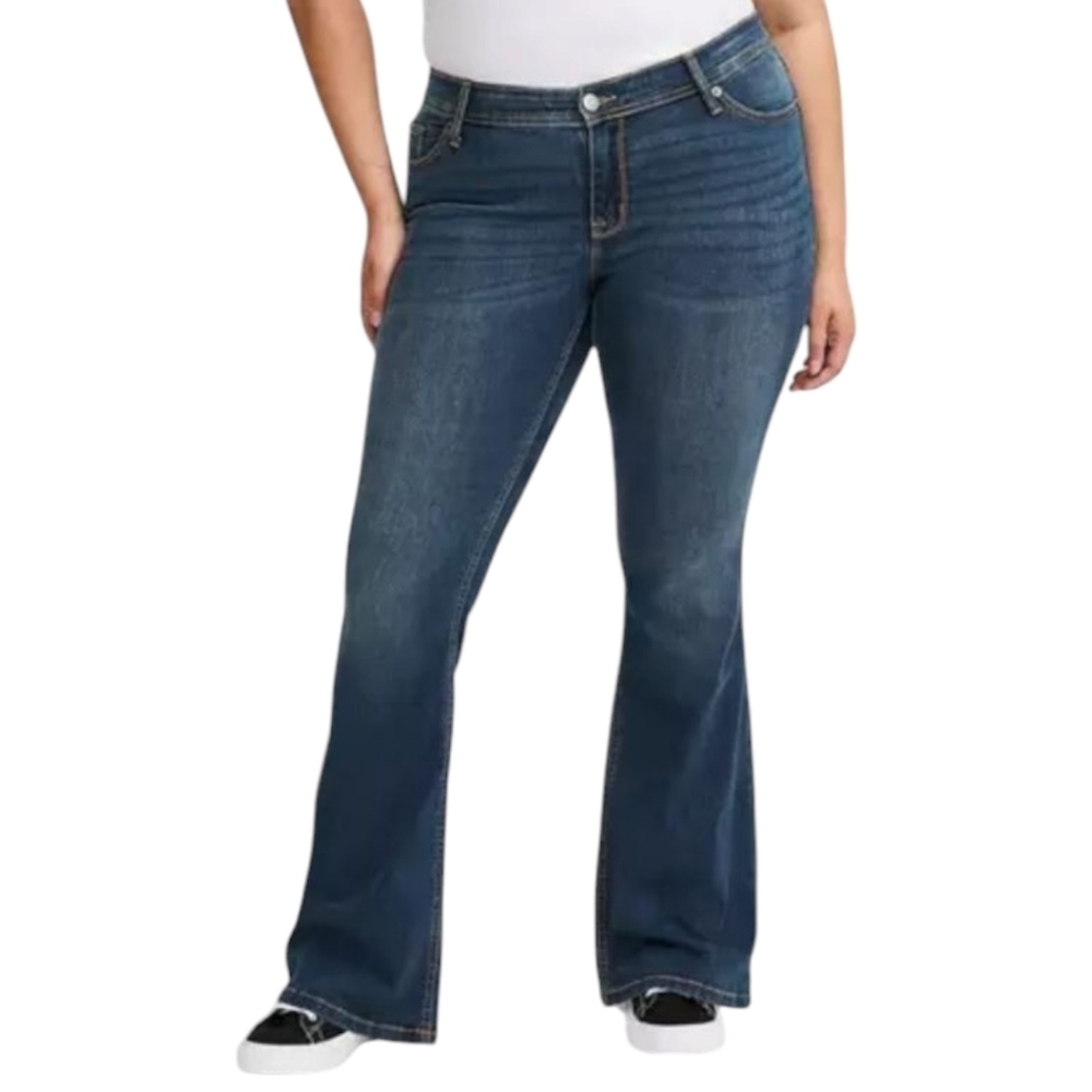 Torrid Bootcut Jeans Women's Size 22 Luxe Slim Mid-Rise